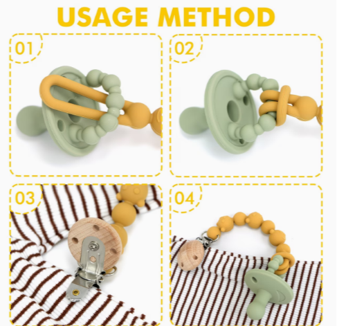 Pacifier Clip & Holder