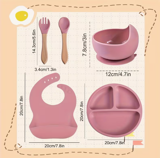 Silicone Eating Set